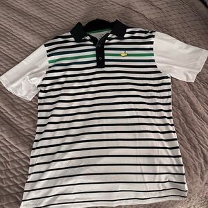 Masters striped polo shirt